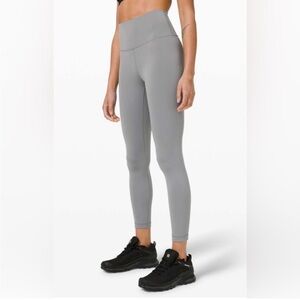 Lululemon Wunder Train High-Rise Tight 25" Rhino Grey